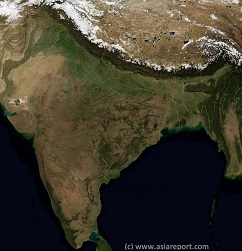 Satellite Image Overview of India, Tibet and More !