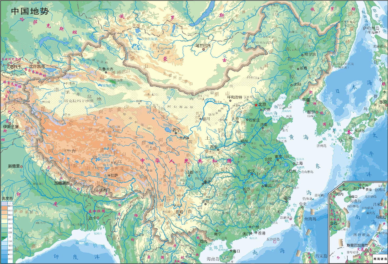 huang river map