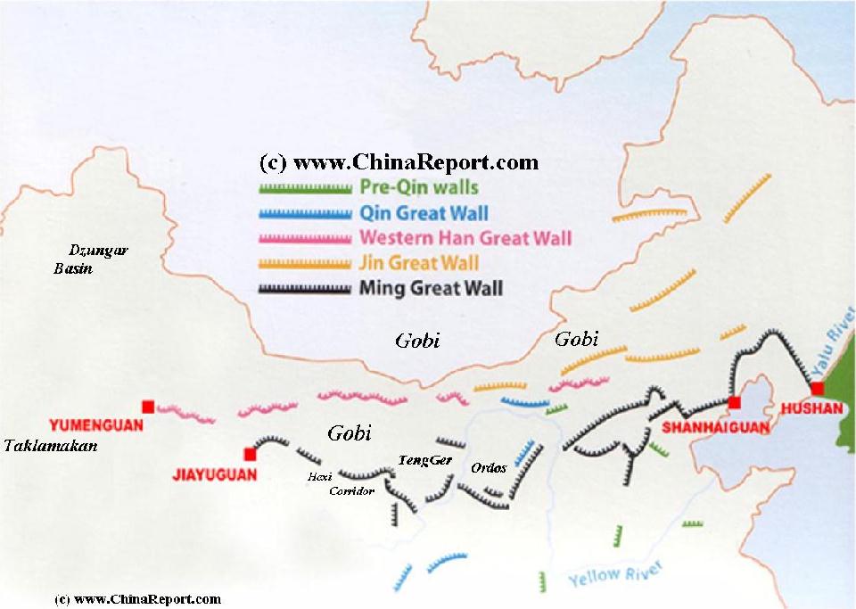 map of great wall of china China map, Great wall of china, History