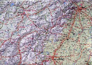 Geograpical overview of the Area between Datong and Beijing