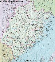 Fujian Map 1 - Geographic Map