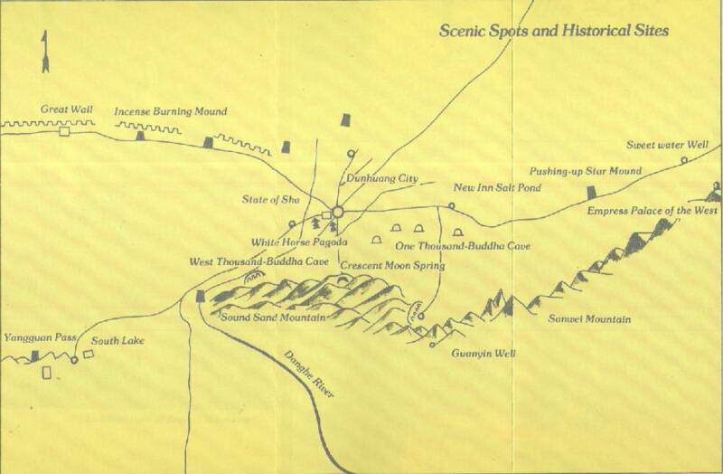 Click to go to Dunhuang Schematic Map 1 !