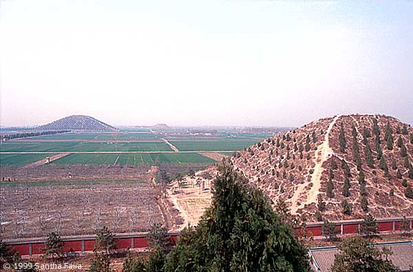 The Pyramid-Tombs West of Xian at Lintung
