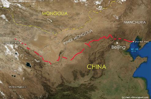 Great Wall of China Map