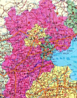 Overview Hebei Province, Tianjin- and Beijing City Provinces